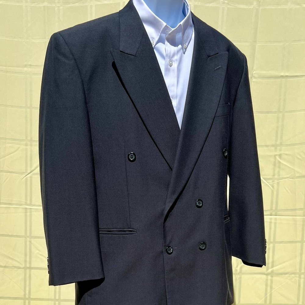 Men's Double-breasted Euro-style Suit